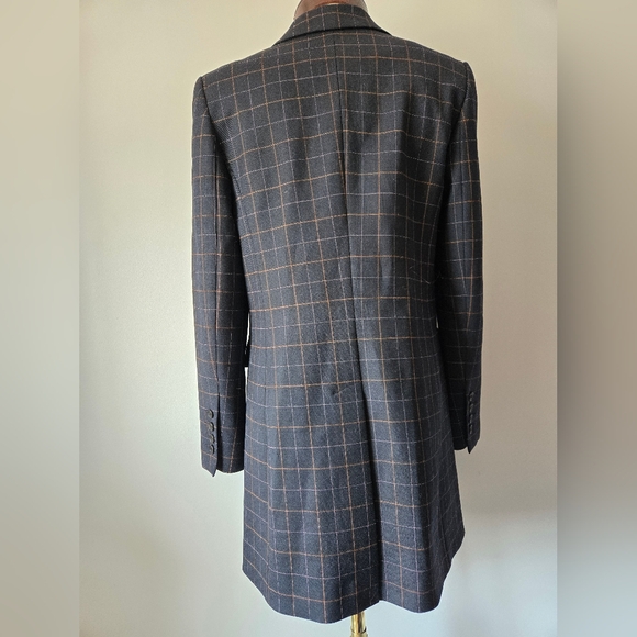 JUDITH & CHARLES Black Checkered Coat/ Blazer. Size 6 - Picture 5 of 14